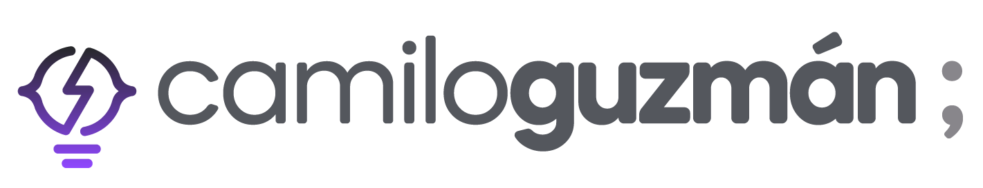 logo de camilo guzman diseñador web